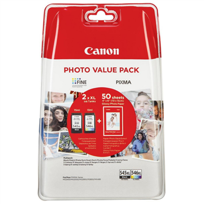 Canon can 545xl + 546xl + fotopapierapier orig(2)
