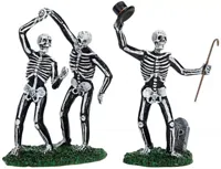 Kerstfiguur Dancing skeletons set of 2 LEMAX - Lemax - thumbnail