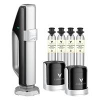 Coravin Sparkling wijnbewaarsysteem zwart - inclusief charger, 2 stoppen, 4 CO₂-capsules & flessenhoes - behoudt bubbels tot 4 weken - thumbnail
