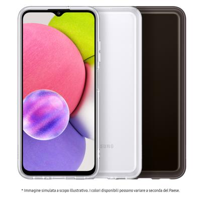 EF-QA038TBEGEU Samsung Soft Clear Cover Galaxy A03s Black