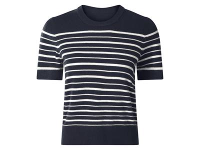 esmara Gebreide dames top (Marineblauw, XS (32/34))