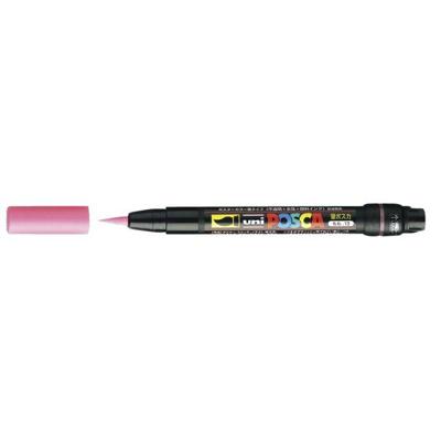 Paintmarker uni posca pcf350 brush 1-10mm rood
