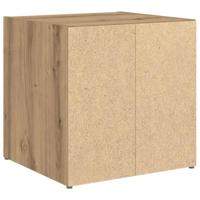 TV-kast 4 pcs Bruin 37 x 35 x 37 cm Bewerkt hout - thumbnail