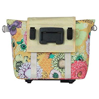 Basil bloom field mik fietshandtas - geel, compact en duurzaam - 8-11l