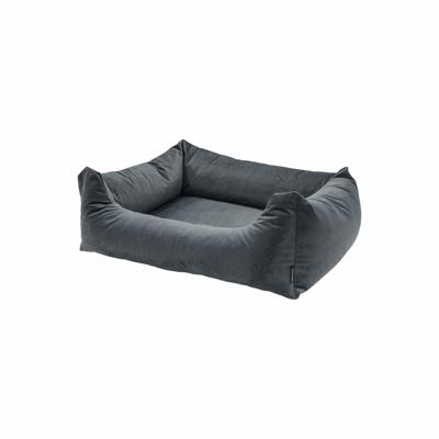 Madison hondenmand velvet 80x67x22 cm grijs