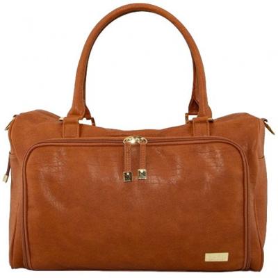 Isoki Double Zip Satchel luiertas camel