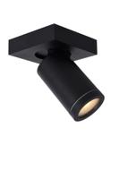 Lucide TAYLOR - Plafondspot Badkamer - LED Dim to warm - GU10 - 1x5W 2200K/3000K - IP44 - Zwart - thumbnail
