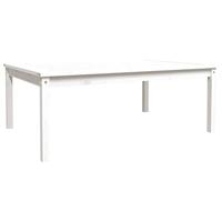 Tuintafel 121x82,5x45 cm massief grenenhout wit - thumbnail