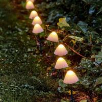 Decoratieve verlichting voor planten Lumineo 491762 Wit Mini Paddestoel (20 Stuks) - thumbnail