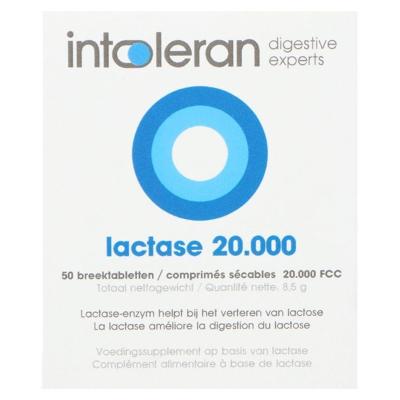 Intoleran Lactase 20 000 50 Tabletten