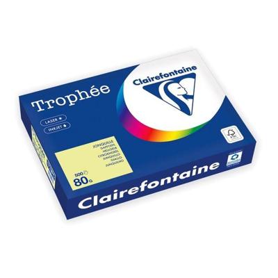 Kopieerpapier trophee a4 80gr citroengeel | 5 stuks