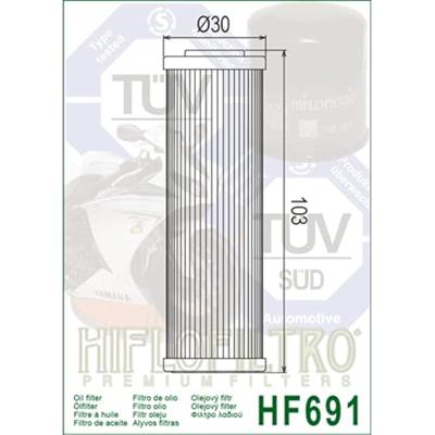 HIFLOFILTRO oliefilter oil filter hf-691
