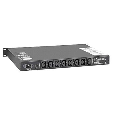 Adam Hall PCL10 PRO 19 inch stroomverdeler met LED verlichting en spanning- en stroommeter Adam Hall PCL10 PRO 19 inch stroomverdeler met LED verlichting en spanning- en stroommeter