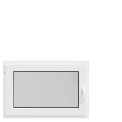 Kelderraam "RISOR" 90x50 cm draai-kiep DIN links wit