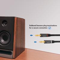 LogiLink CA1210 Audio Aansluitkabel 3.0 m Zwart Afgeschermd, Kleurcodering - thumbnail
