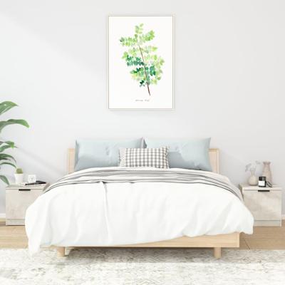 Nachtkastjes 2 st 40x39x40 cm betongrijs