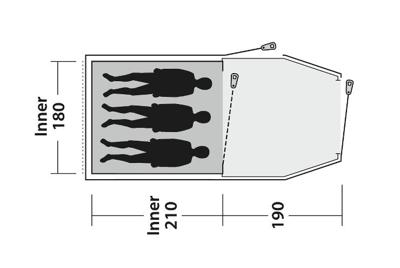 Outwell - earth 3 tent Outwell - earth 3 tent