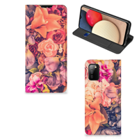 Samsung Galaxy M02s | A02s Smart Cover Bosje Bloemen - thumbnail