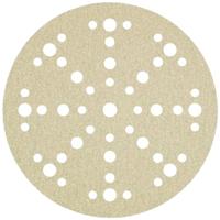 Klingspor Schuurpad met klitbevestiging | GLS 1 150 mm korreling 100 | voor lak korund | Gatenaantal 8 + 1 | 100 stuks - 143131 143131a - thumbnail