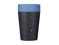 Circular&Co. Koffiebeker - circular cup - zwart/blauw - 227 ml - thumbnail