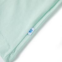 Kindershirt 128 lichtmintkleurig - thumbnail