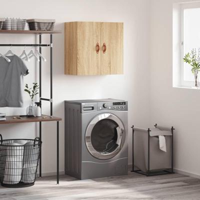 Wandkast 60x31x60 cm bewerkt hout sonoma eikenkleurig Wandkast 60x31x60 cm bewerkt hout sonoma eikenkleurig