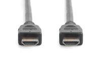 Digitus AK-330124-020-S HDMI-kabel HDMI Aansluitkabel HDMI-A-stekker, HDMI-A-stekker 2.00 m Zwart 8K UHD, Vergulde steekcontacten, Afscherming gevlochten, - thumbnail