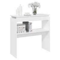 Wandtafel 80x30x80 cm spaanplaat wit - thumbnail