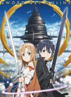 Poster Sword Art Online - Asuna and Kirito Aincrad 38x52cm - thumbnail