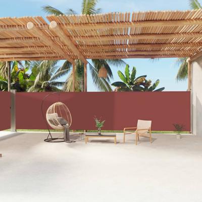 VidaXL Windscherm uittrekbaar 180x1200 cm bruin