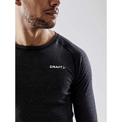 Core Merino Wol - Thermoshirt heren Lange mouw - Ronde hals - Warme baselayer trui