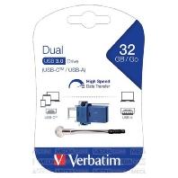 Verbatim Store´n´Go Dual Drive USB-stick smartphone/tablet 32 GB USB-A 3.2 Gen 1, USB-C