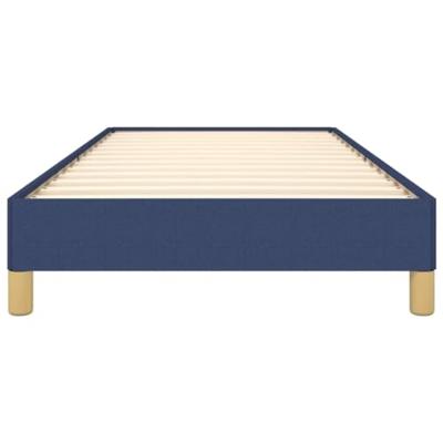 Bedframe zonder matras 100x200 cm stof blauw