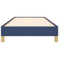 Bedframe stof blauw 90x200 cm - thumbnail