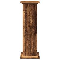 VidaXL Sokkel met opbergruimte 31x30x90 cm bewerkt hout oud houtkleur - thumbnail