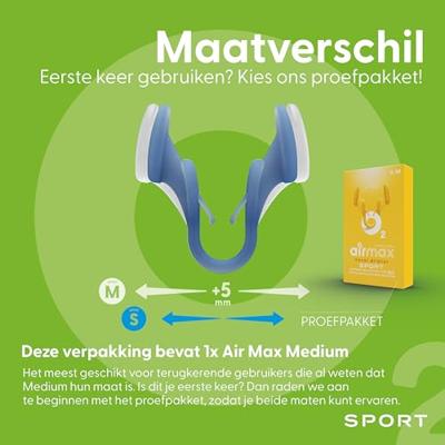 Airmax Sport medium 1 Stuks Airmax Sport medium 1 Stuks