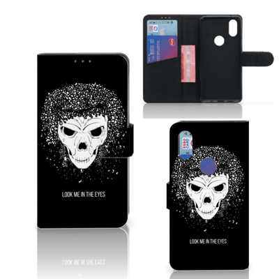 Telefoonhoesje met Naam Xiaomi Mi Mix 2s Skull Hair Telefoonhoesje met Naam Xiaomi Mi Mix 2s Skull Hair