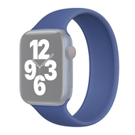 Solo Loop Link serie bandje - Maat: M - Donkerblauw- Geschikt voor Apple Watch 38mm / 40mm / 41mm / 42mm - thumbnail