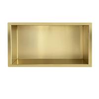 Wiesbaden Inbouwnis | Exellence | 30x60x7cm | Geborsteld Messing Goud - thumbnail