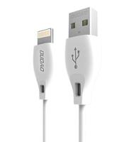 Dudao USB naar Lightning iPhone oplader - Oplaadkabel - Datakabel - 1 Meter - Wit - thumbnail