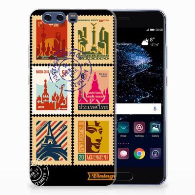 Huawei P10 Plus | Silliconen Back Cover | Postzegels Huawei P10 Plus | Silliconen Back Cover | Postzegels
