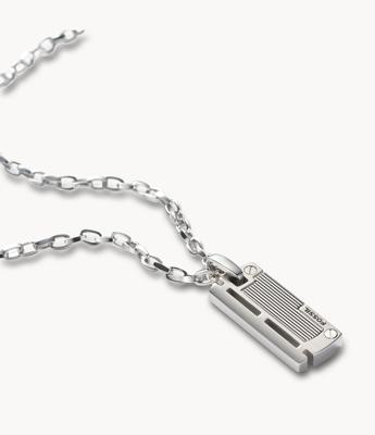 Fossil JF84466040 halsketting Matineeketting Man