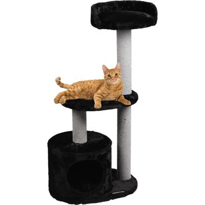 FLAMINGO Kattenkrabpaal Echo 48x34x99 cm zwart FLAMINGO Kattenkrabpaal Echo 48x34x99 cm zwart