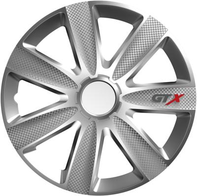 Wieldoppenset GTX Carbon Silver 14 inch WVS02420
