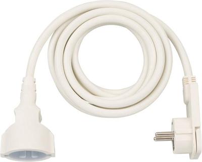 Brennenstuhl 1168980230 Stroom Verlengkabel Wit 3.00 m H05VV-F 3G 1,5 mm² Brennenstuhl 1168980230 Stroom Verlengkabel Wit 3.00 m H05VV-F 3G 1,5 mm²