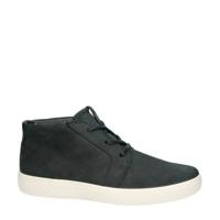 Ecco Soft 7 nubuck veterschoenen zwart - thumbnail