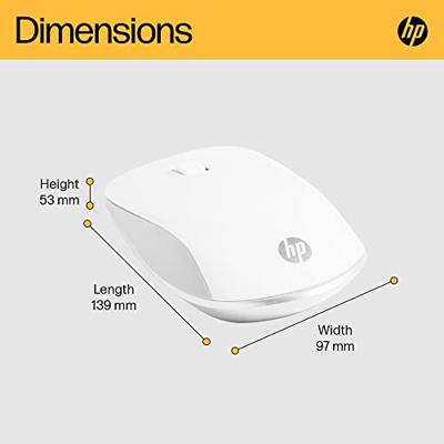 HP 410 Slim Muis Draadloos Zwart, Zilver 3 Toetsen 2000 dpi