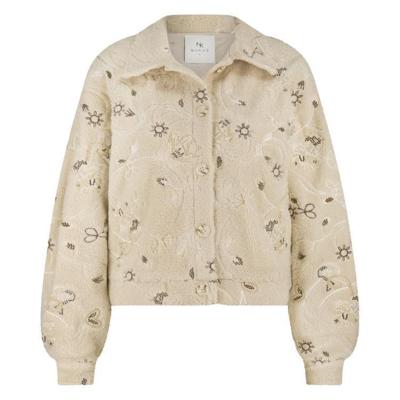 Nukus Milou Jacket Embroidery Nkf13018 Jackets 9 Sand