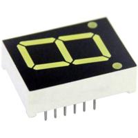 TRU COMPONENTS 7-segments-display Groen 17.5 mm 2.1 V Aantal cijfers: 1 TRU-7S1-80GAG - thumbnail