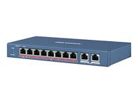 Hikvision Digital Technology DS-3E0310HP-E netwerkswitch (Fast Ethernet (10/100), Ethernet-verbinding, ondersteunt de stroomvoorziening via deze poort (PoE) blauw - thumbnail